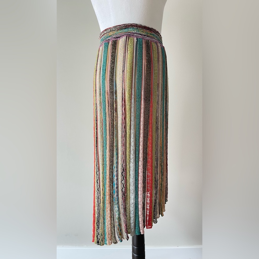 Missoni Multicolor Chevron Skirt size 44 $1750 - Picture 16 of 16